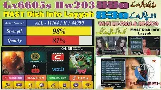 Gx6605s HW203 Zoom Signal New Software 2024 Free Download Auto Update Power VU Key , D2h & Tata Play