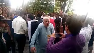 Protest of PML N supporter