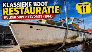 Klassieke Boot Restauratie: Mulder Super Favorite 950 AK uit 1961 - Primeren & Schuren