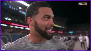 Caleb Williams interview after first game with HC Ben Johnson