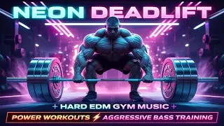 Aggressive Gym Music Mix 🔥 EDM Workout Motivation 🔥 1 Hour Powerlifting Music