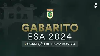 Gabarito ESA - Escola de Sargentos das Armas 2024: corre&ccedil;&atilde;o da prova ao vivo