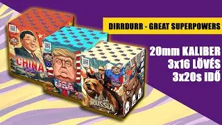 DirrDurr Fireworks Great Superpowers Tűzij&aacute;t&eacute;k Telep Teszt (DDFS08016B2)