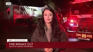 Fire on Schutte Avenue