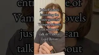 Have you heard of The Vampyre by John Polidori?