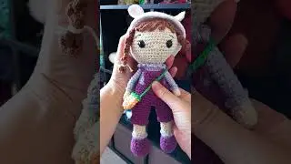 Poup&eacute;e au crochet  #crochet #handmade #amigurumi #doll
