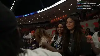Yourage Meets Valkyrae Courtside at the DreamnCon Basketball Game!!
