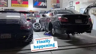 BMW e60 M5 - brand new tires make a HUGE difference