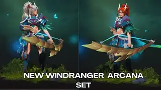 Windranger Monster Hunter Set + Arcana | INSANE New WR Cosmetic Showcase | Dota 2