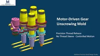 Why This Threaded Mold Uses Motor-Driven Unscrewing Instead of a Thread Sleeve