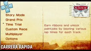 Cars/ PPSSPP /Android| Carrera Rapida| ShadowGo Gamer