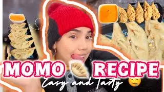 Momo🥟recipe🤤||easy and tasty||#recipe#momos #food #cooking #trending #vlog #dailyvlog @Nehaazharkhan