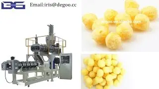 Corn puffed /Cheese ball snack food production line from Jinan DG machinery company