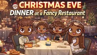 CHRISTMAS EVE DINNER at a Fancy Restaurant  🎅🎄   ||  Avatar World Vlogmas Day 24 (Evening)