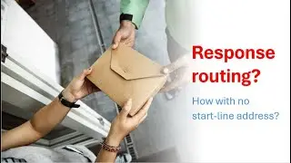 SIP topic of the week: How / to where are SIP responses routed, with no address in the start-line?