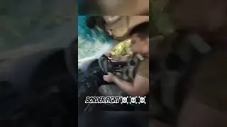 border fight ☠️☠️☠️ #shortsfeed #usarmy #army #ytshorts #force