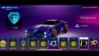 Season 3 rocket pass Showcase in Rocket League Sideswipe