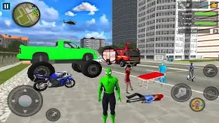 Spider Rope Hero Ninja Gangster Crime Vegas City #16 - Android Gameplay