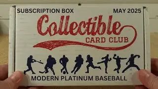 COLLECTIBLE CARD CLUB MAY 2025 - BASEBALL SUBSCRIPTION BOX - 2 AUTOGRAPH HITS! 🔥🧯👨&zwj;🚒🚒