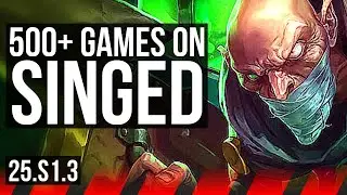SINGED vs DR. MUNDO (TOP) | Rank 9 Singed, 5/3/13, 500+ games | KR Grandmaster | 25.S1.3