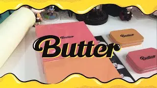 ✨BTS &lsquo;Butter&rsquo; Album + Weverse Pre-order benefits Unboxing✨(No Talking )