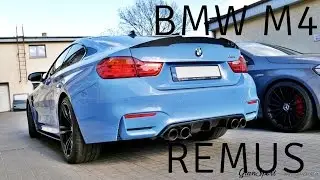 BMW M4 with REMUS exhaust and carbon parts