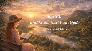 Be Still and Know That I Am God | Psalm 46:10 (KJV) | Peaceful Scripture for Rest