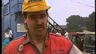 What's On Stock Car Racing on ITV Calendar News in 1992