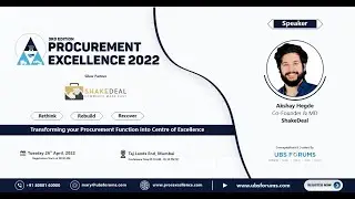 3rd Edition Procurement Excellence 2022 - Digital Procurement Transformation