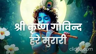 श्री कृष्ण गोविन्द हरे मुरारी,हे नाथ नारायण वासुदेवा॥