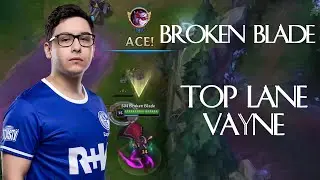 [ESP] S04 Broken Blade | Top lane S11 | Vayne hard carry top kills. Master EUW.