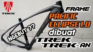 CUSTOM REPAINT FRAME PACIFIC ECLIPSE 1.0 JADI TREK XCALIBER 9 - bikin pangling yang punya