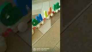 Alphabet train toy for kids.