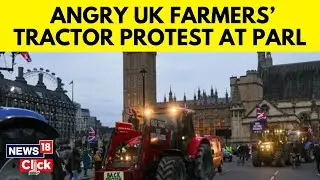 Фермерский протест | Фермеры едут на тракторах в центр Лондона | Протест против торговых соглашен...