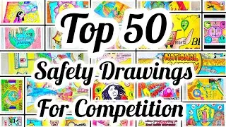 Safety drawing/fire safety poster drawing/Industrial safety drawing/fire safety measures
