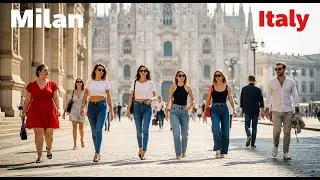 Walking Tour of Milan 🇮🇹 | 4K Streets of Italy&rsquo;s Fashion Capital &ndash; No Talking (2025)
