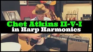 Chet Atkins II-V-I in Harp Harmonics - Jon MacLennan
