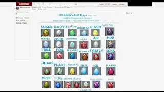 Dragonvale - all the dragon eggs HD UPDATED