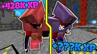 I Found the NEW Best Way to get Skill XP on Skybounds! (Minecraft Skyblock)