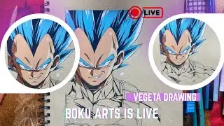 Realistic Vegeta drawing 🔥 | King Vegeta | Dragonball Z
