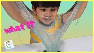 HOW TO MAKE SLIME Kids Science Experiments Easy DIY with Egg SUPRISE