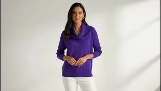 Women&rsquo;s Lightweight Cowl Neck Top Review | Cozy Cotton Knit for Fall & Winter