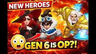 NEW GEN 6 HEROES UNLOCKED 🔥 Are They Worth It? (Kingshot Update)#kingshotgames #gaming #games
