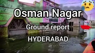 HYDERABAD Live News || Osman Nagar Flood water || Problem solved || ALHAMDULILLAH