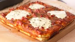¡Delicioso! Pastel de Pan de Molde al Horno estilo Pizza 🍕