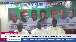 Sen. Abubakar Gada Defects To PDP From ADC Six Months After Joining ADC