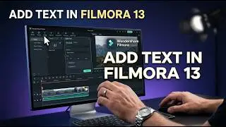 How to Add Text in Wondershare Filmora 13 | Filmora 13 Text and Titles Tutorial