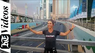Why is this woman running every street in Dubai?
