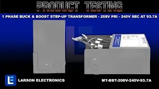 1 Phase Buck & Boost Step-Up Transformer - 208V Primary - 240V Secondary at 93.7 Amps - 50/60Hz