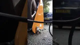 How to remove a D.V.L.A wheel clamps in 40 seconds